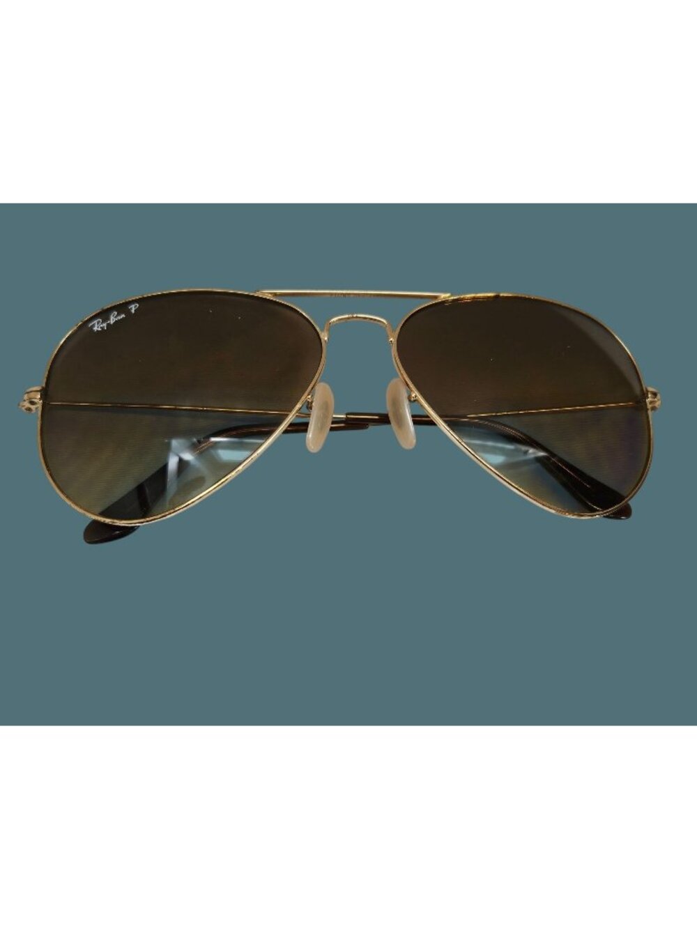 Ray-Ban RB3025 Aviator Large Classic Brown Gradient Polarized Lenses Sunglasses